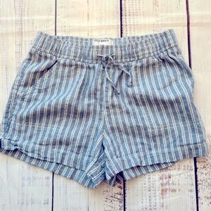 Girl’s Striped Cotton Shorts